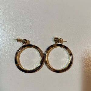 Gorjana Tortoise Hoop Earrings